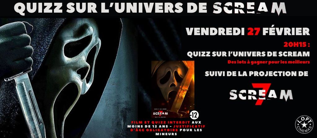 actualité QUIZZ SCREAM