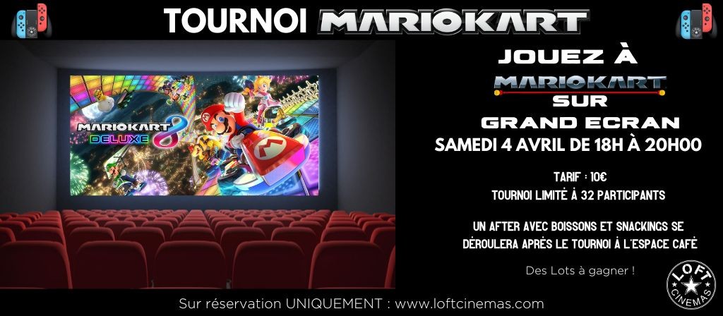 actualité TOURNOI MARIO KART
