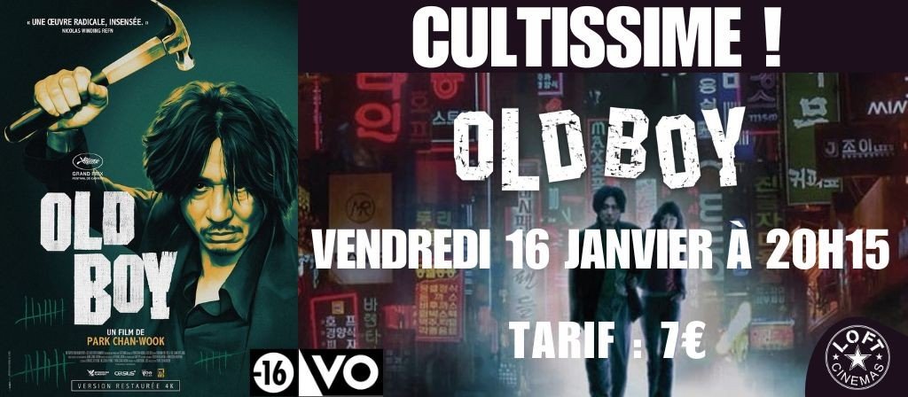 actualité CULTISSIME ! OLD BOY