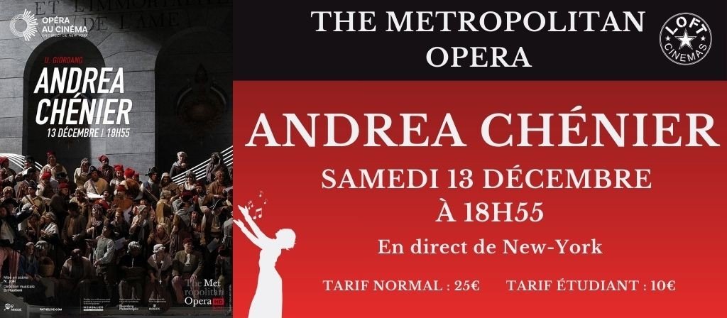 actualité OPERA - ANDREA CHENIER
