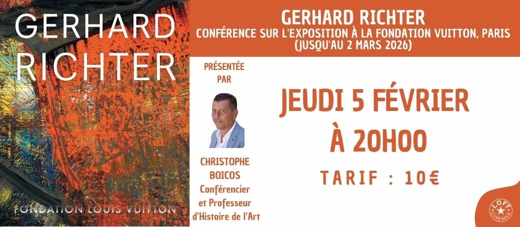 actualité CONFERENCE - GERHARD RICHTER