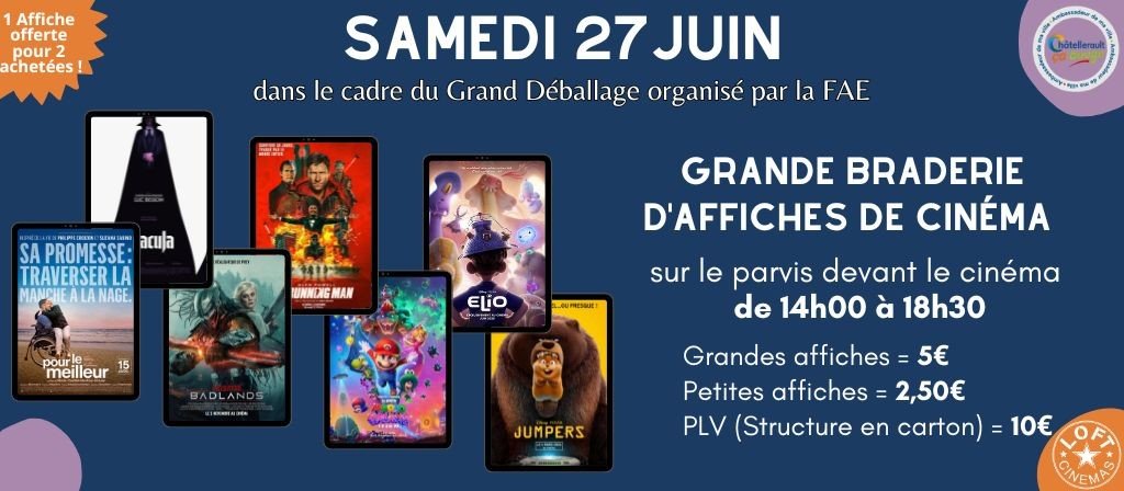 actualité GRANDE BRADERIE D'AFFICHE