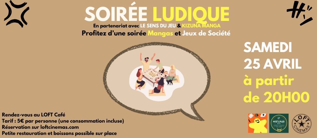 actualité SOIREE LUDIQUE