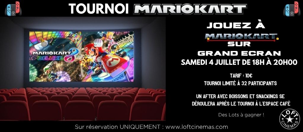 actualité TOURNOI MARIO KART